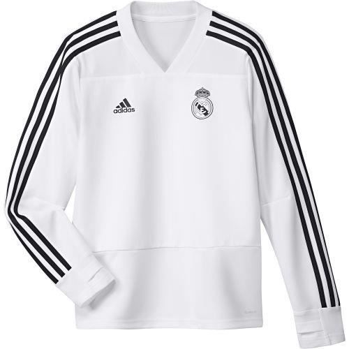Adidas - Maillot d'entrainement enfant Real Madrid 2018-2019 Adidas - (blanc - 11/12 ans)