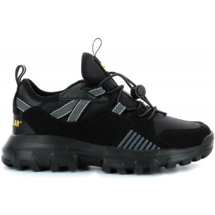 Caterpillar Basket basse Cuir Garçon Noir