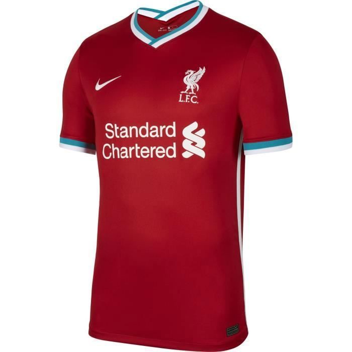 Maillot Nike Liverpool Domicile 2020-21 rouge homme