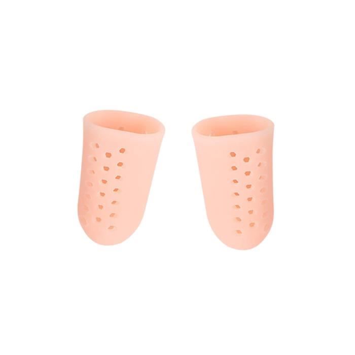 1 paire de manchons d'orteil SEBS Gel élastique embouts d'orteils confortables couvre-orteils protecteurs pour soulagement de la
