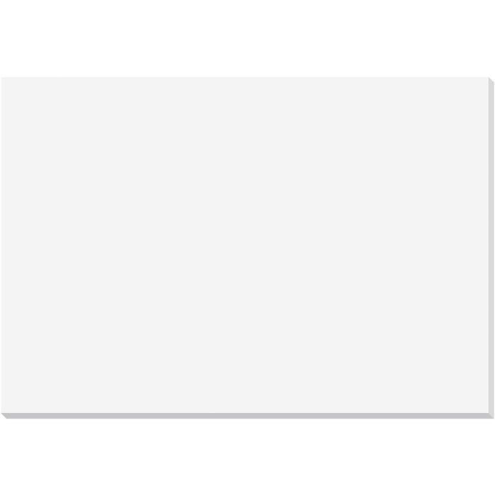 Sigel blanko HO300 Sous-main vierge blanc (l x h) 595 mm x 410 mm