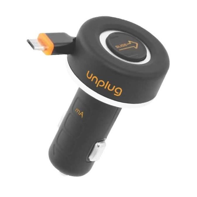 Chargeur allume cigare retractable 1000 MA pour Apple iPhone 5/5S