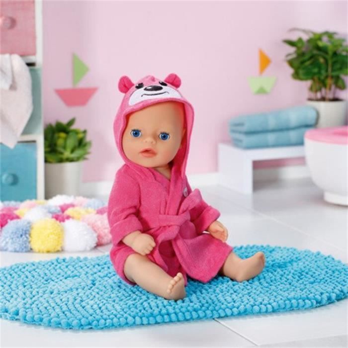 Zapf Creation 830581 Baby born Little Peignoir de bain 36 cm