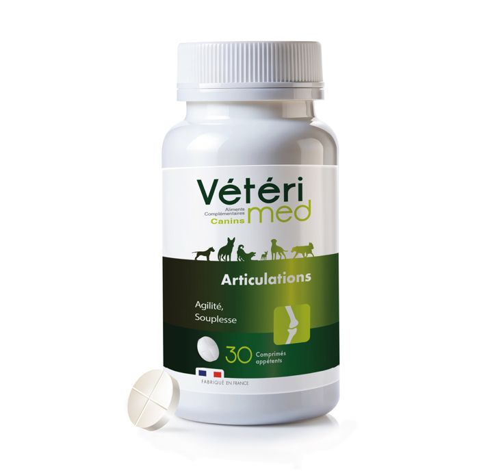 Complément Alimentaire - Vétérimed - Articulations - 30 Comprimés - Fabriqué en France - Anti-inflammatoire Complément Alimentaire - Vétérimed - Articulations - 30 Comprimés - Fabriqué en France - Anti-inflammatoire
