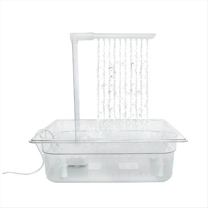 Meilleurs prix pour Baignoire de Bain Automatique pour Oiseaux Fontaine de Bain Multifonction pour Perroquets pour le Nettoyage des Perruches