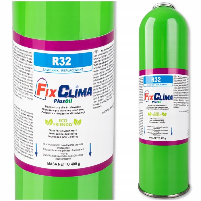 GAZ DE RECHARGE POUR CLIMATISATION DOMESTIQUE R32 – AGENT FRIGORIFIQUE FIXCLIMA
