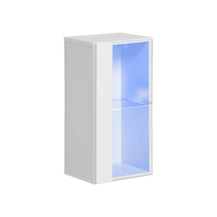 vitrines - vitrine suspendue switch ww 4 - l 30 x p 25 x h 60 cm - blanc