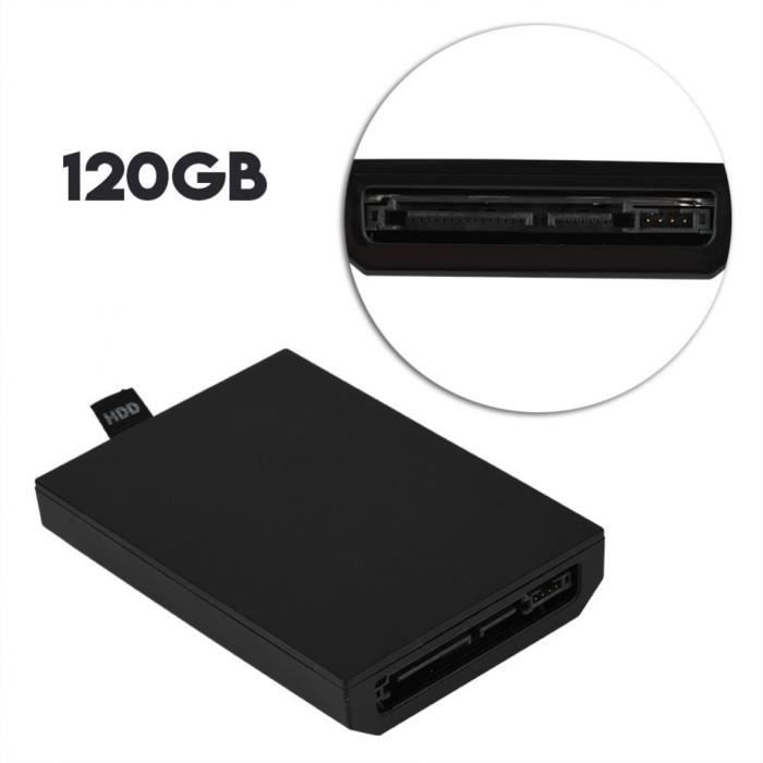 Disque Dur Pour XBOX 360 Interne Slim Noir 120GB - Cdiscount Jeux vidéo