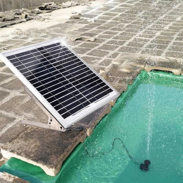 Pompe A Eau Submersible Solaire D Etang A Telecommande De Stockage De Puissance De La Double Pompe 15w Duo Achat Vente Chauffage De Piscine Pompe A Eau Submersible Cdiscount