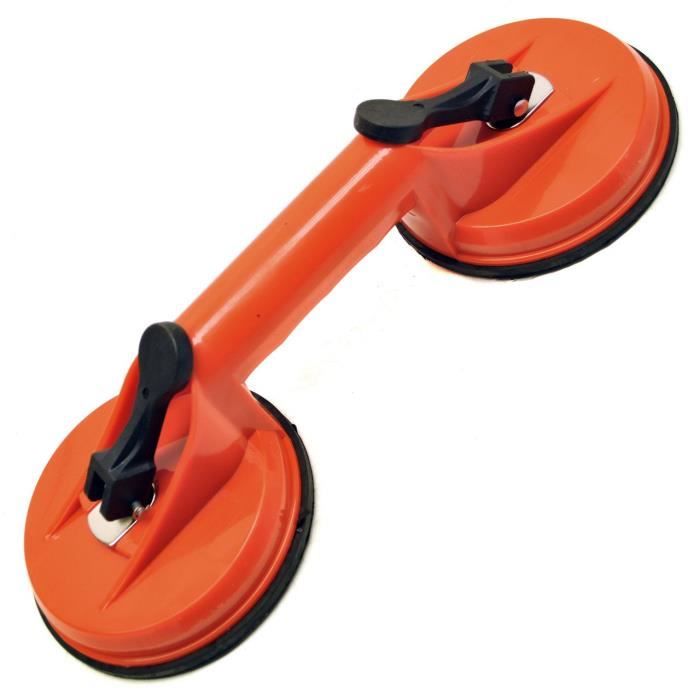 Dent Ventouse Extracteur exerçant son Pad Twin Double pour Vitre Sil196
