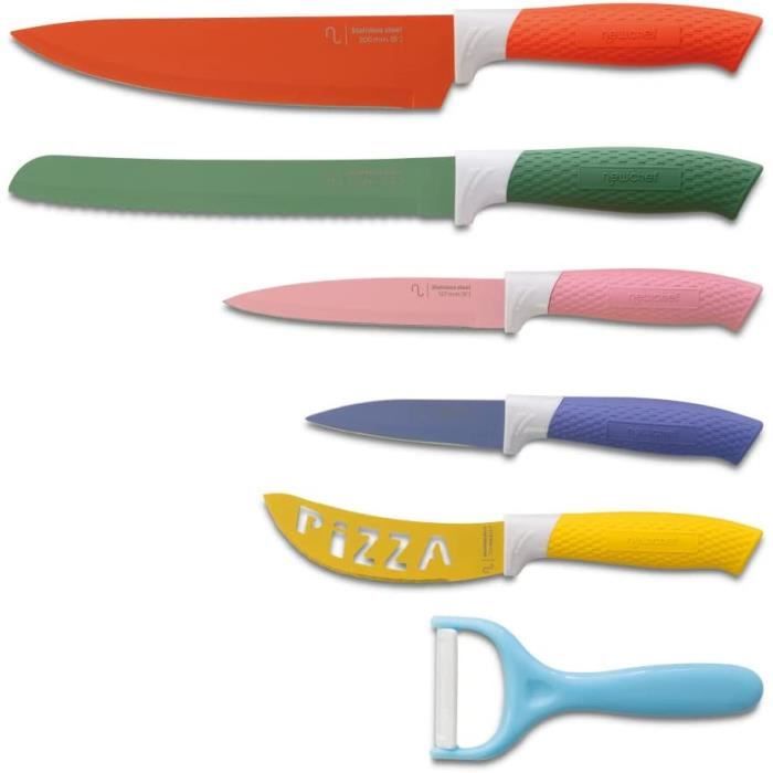 Acheter en ligne TEFAL Couteau de chef (Lame lisse, 200 mm) à bons prix et  en toute sécurité 