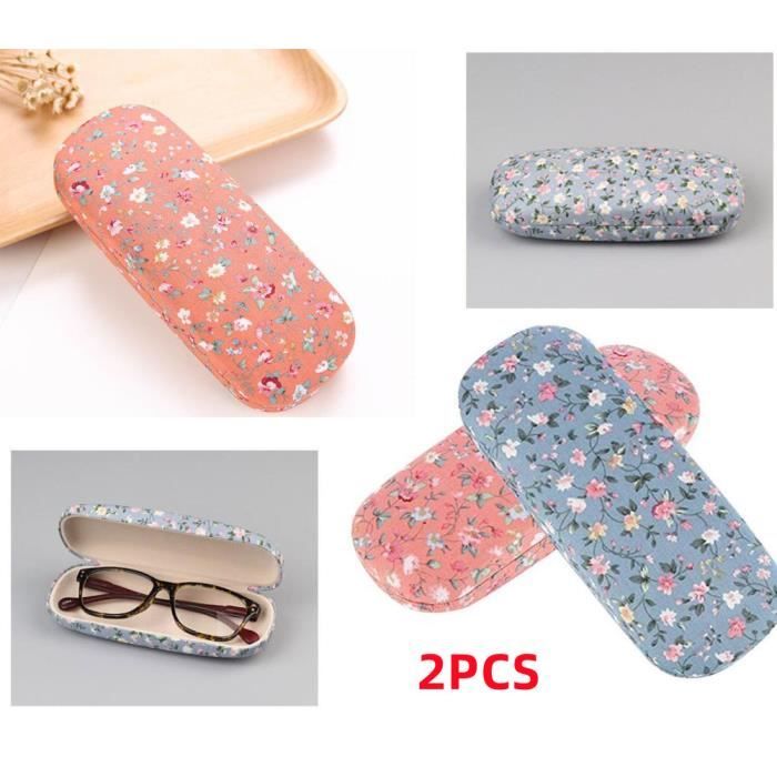 Lot De 2 étuis à Lunettes En Cuir Souple - Marron & Noir - Bouton Métal - Protection Anti-rayures - Parfait Pour Sac à Main Ou Poche