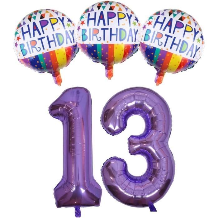 Décorations Licorne Anniversaire 13 Ans Fille, Ballon Licorne Deco Anniversaire 13 Ans Fille