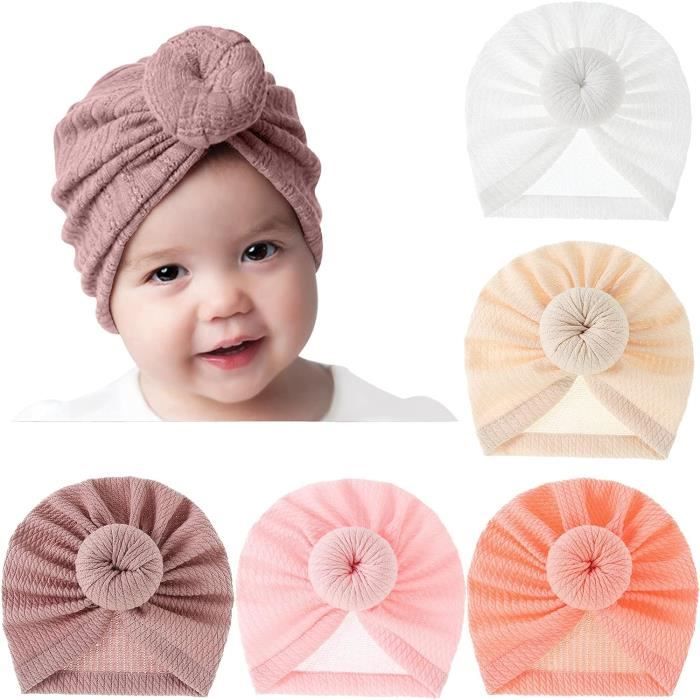 Bonnet de naissance / bonnet bébé / bonnet d'hôpital blanc avec