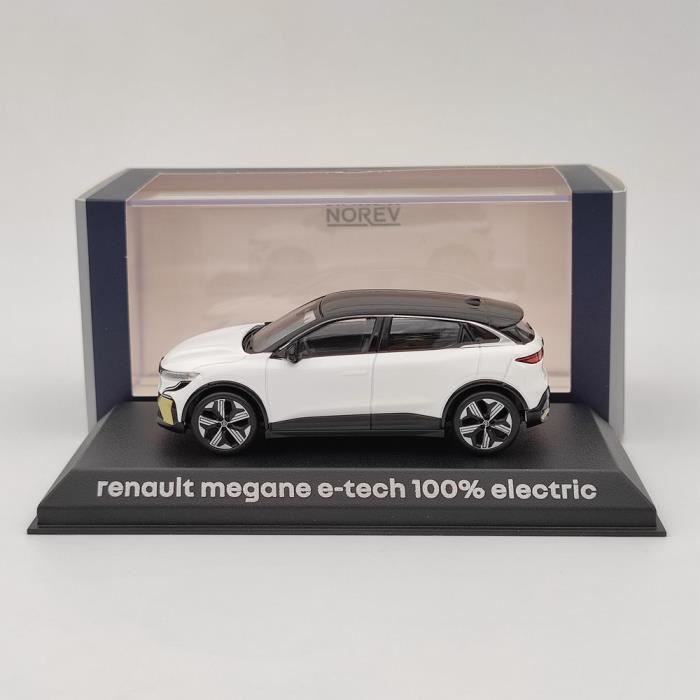 Voiture miniature - Norev - Renault Megane E-Tech 100% Electric 2022 - Blanc - Mixte - Adulte