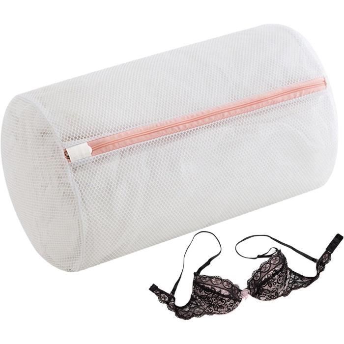 Lot De 2 Sacs Filet Suspendus Pour Rangement – Dimensions Environ 29 X 29 Cm – Crochet Rotatif 360° – Pour Pinces à Linge, Sous-vêtements, Légumes – En Polyester