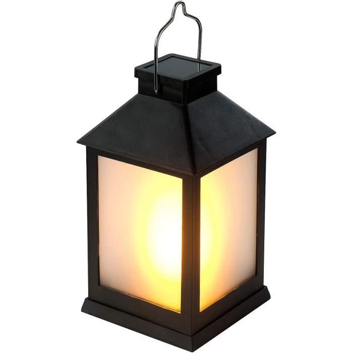 Lanterne LED Vintage Rechargeable USB – Design Vert Et Doré – Lumière Blanche Chaude à Intensité Variable – Parfaite Pour Jardin, Balcon, Camping