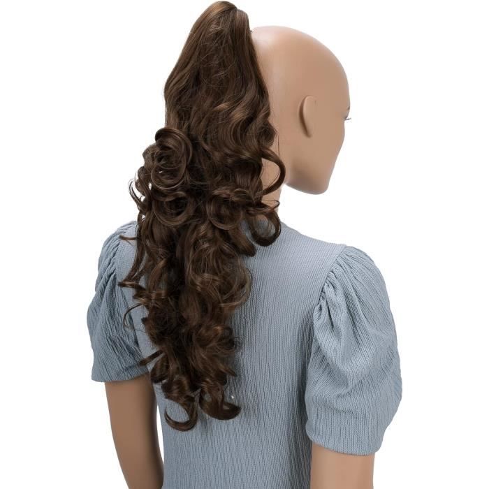 Postiche Queue De Cheval Tressée 50 Cm - Châtain Clair Doré - Synthétique - Neuf Avec étiquettes