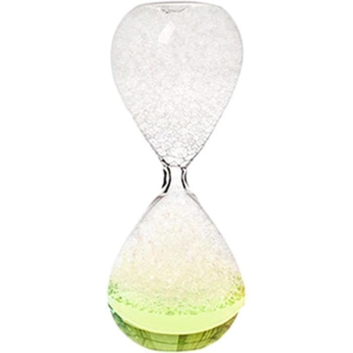 Sablier Chantant à Bulles – Décoration De Table Artisanale En Verre Borosilicate – Bulles Changeantes – Cadeau Pour Tout âge