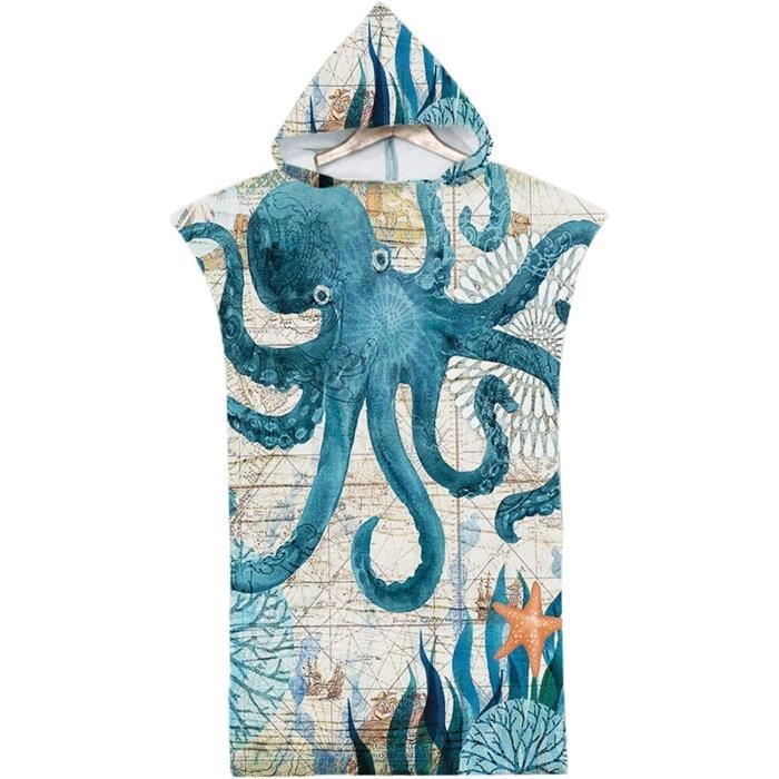 Theonoi Serviette De Bain Poncho à Capuche Pour Enfant En Coton - Au Choix : Super Wings Paw Minnie Frozen Princesse Ladybug Poney Barbie Peppa - Cadeau Fille, Minions, 3 Ans