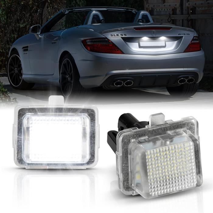 LEDFEWAG 2 Pièces LED Éclairage Plaque Immatriculation BMW X5 E53 X3 E83