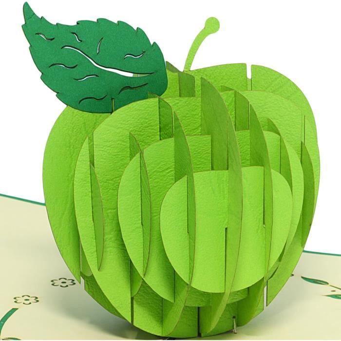 10 Décorations De Table En Forme De Pomme En Papier Nid D'abeille - Pour Fêtes D'anniversaire Et Décoration Festive - 12