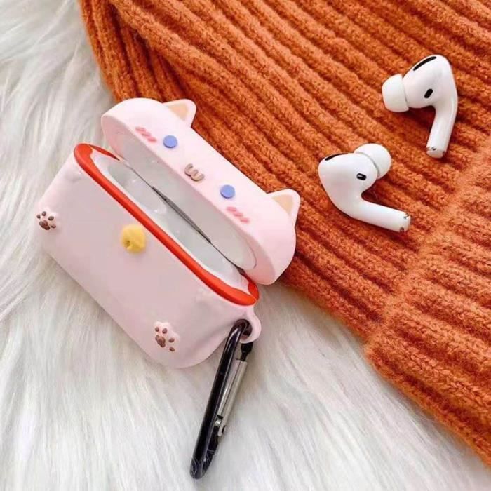 3D mignon rouge amour diamant forme timide canard écouteurs accessoires ...