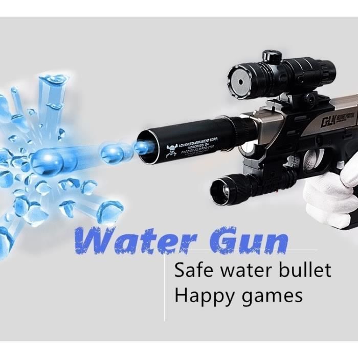 Pistolet à Eau Glock Adapté Au Jeu Denfants Achat Vente