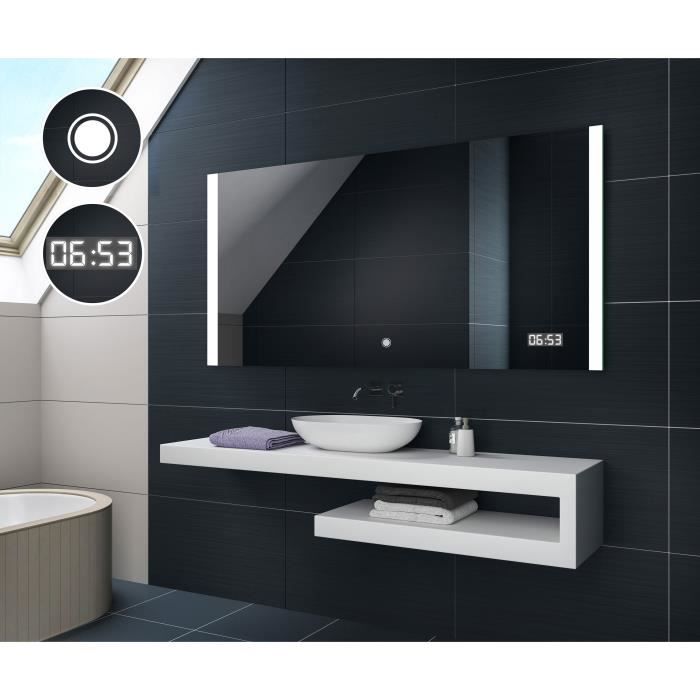 Artforma L19 120x60cm Illumination Led Miroir Eclairage Salle De