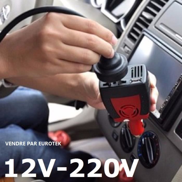 Semoic Convertisseur 12V a 220V 150W USB sur Allume-cigares pour Auto Voiture vehicule