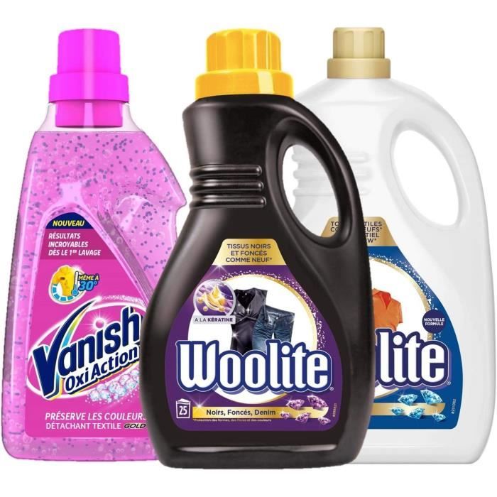 LIWIWOOLITE Pack Lessive Liquide Tous Textiles 1,5L + Lessive Liquide