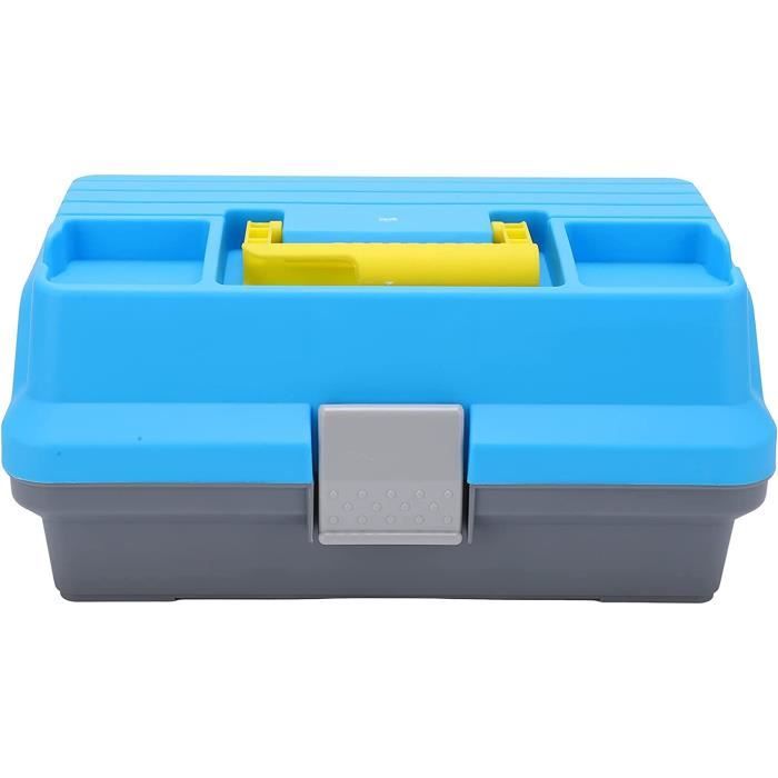 Boîte de pêche à capacité Boîte de rangement des outils de pêche à la
