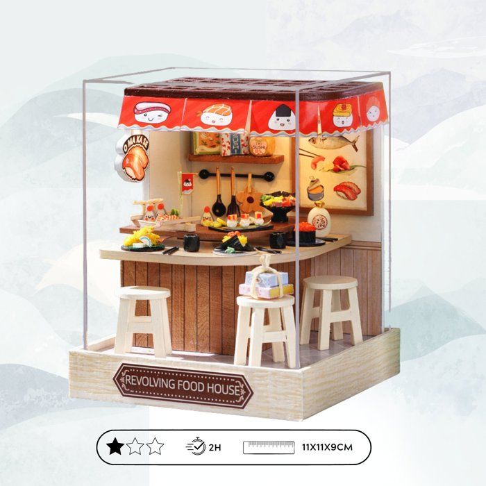 Book Nook - Kit DIY à construire Maquette 3D Serre