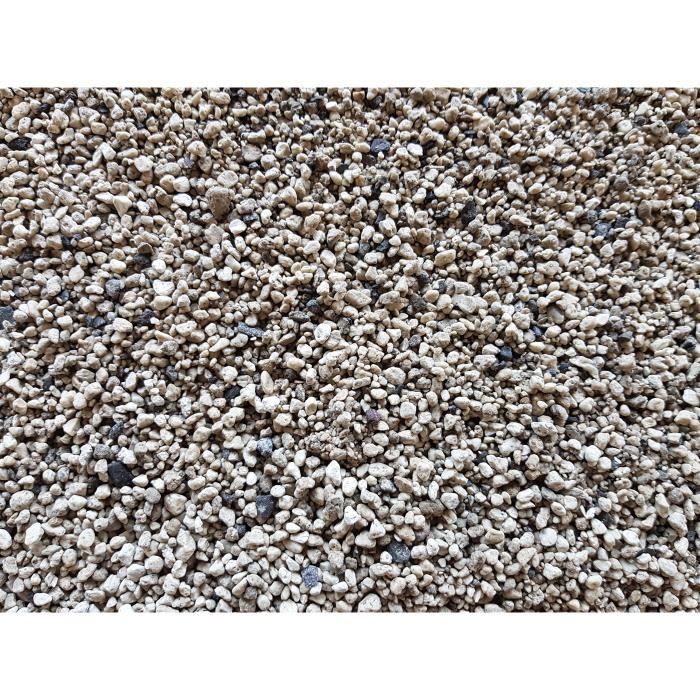 Gravier Ponce 1-4 Mm Lavé 12,5 Kg (≈16 L) - Substrat Plantes, Cactus, Bonsaï, Toiture Végétale