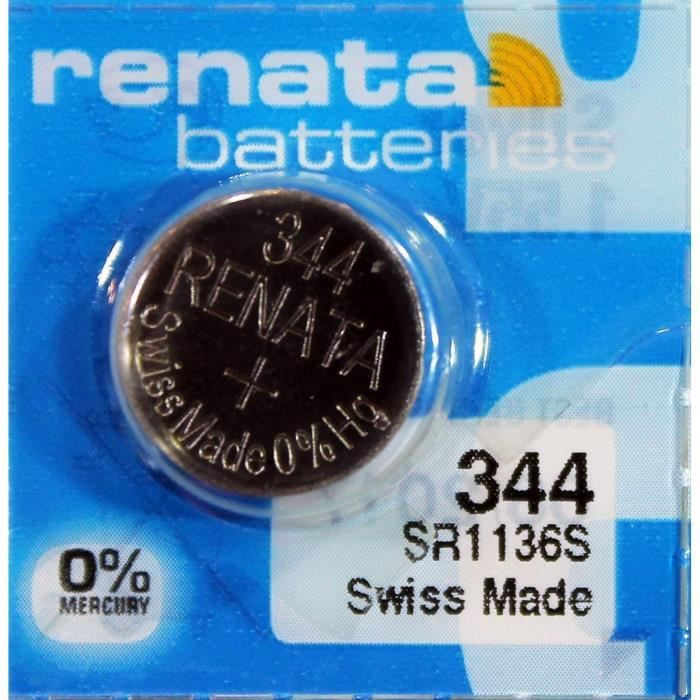 Piles Bouton Renata X399 SR927W - Lot De 2 Blisters De 1 Pile Oxyde Argent