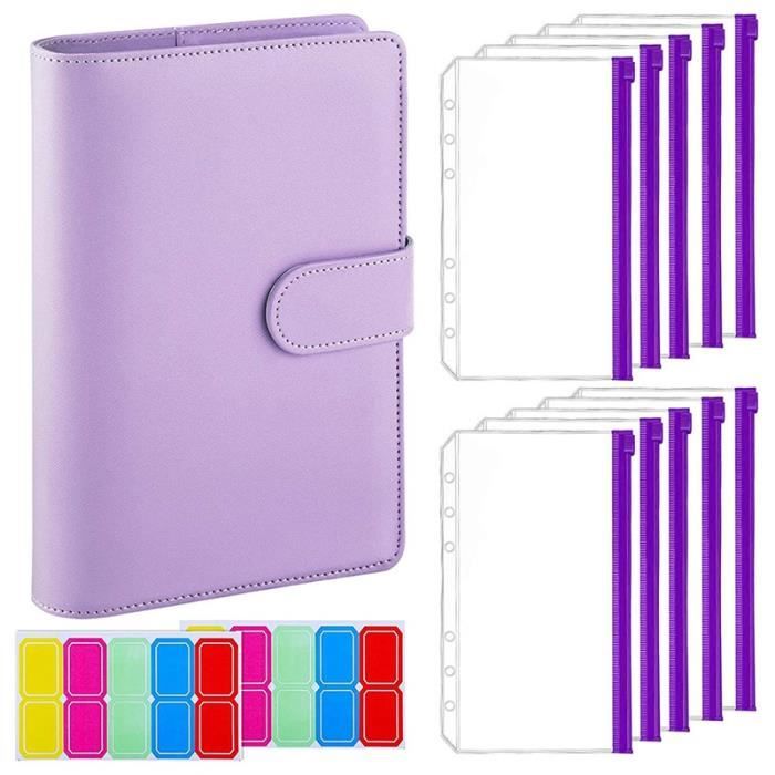 Recharge 14 Feuilles Papier Perforé Coloré Pour Classeur - Agenda, Budget, Planification Hebdomadaire