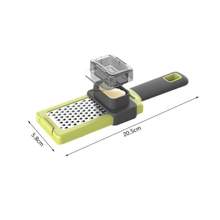 Presse-ail En Acier Inoxydable - Hachoir à Ail Incurvé - Ustensile De Cuisine Facile à Nettoyer - Neuf