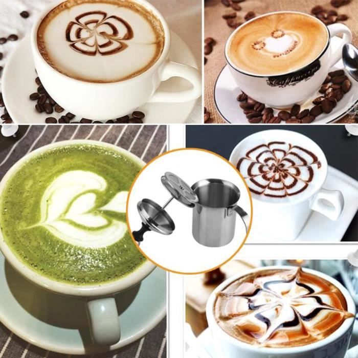 Siruishop 2x Gabarit d'Arts pour Cappuccino Portable pour Accessoires de Bar Mousse Flocons d'Avoine Cupcake Tasse à Café Siruishop 2x Gabarit d'Arts pour Cappuccino Portable pour Accessoires de Bar Mousse Flocons d'Avoine Cupcake Tasse à Café