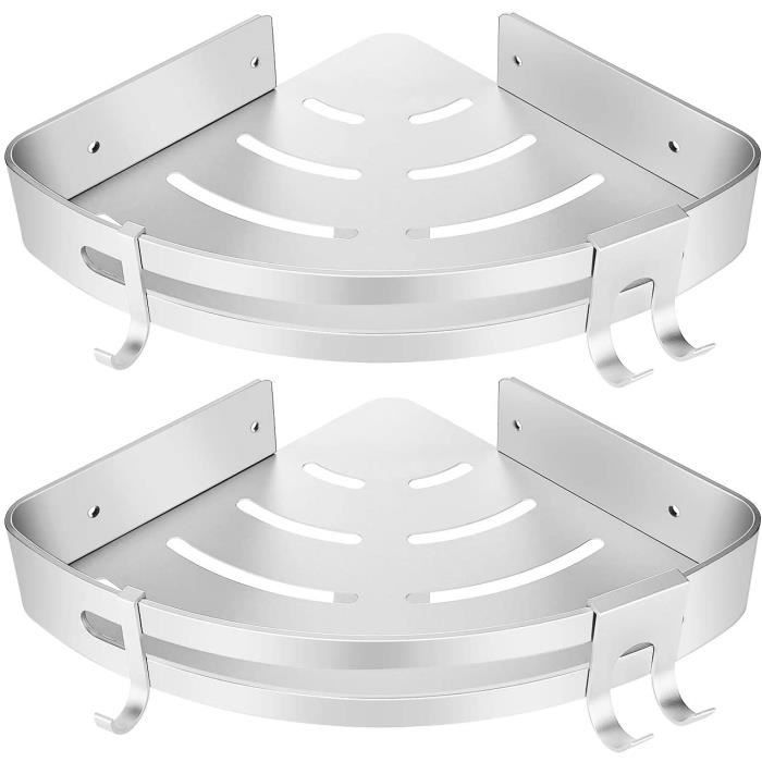 Support De Pommeau De Douche Sans Perçage - Ventouse Puissante, Rotation 360°, Pour Carrelage, Verre, Métal - Noir