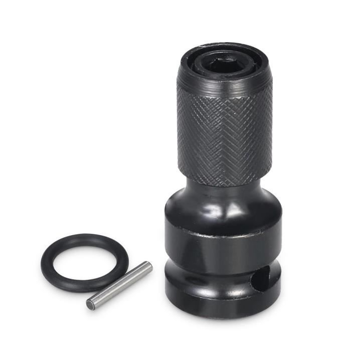 Adaptateur 1/2" Pour Convertir Clé à Choc En Perceuse - Neuf En Acier Chrome-vanadium