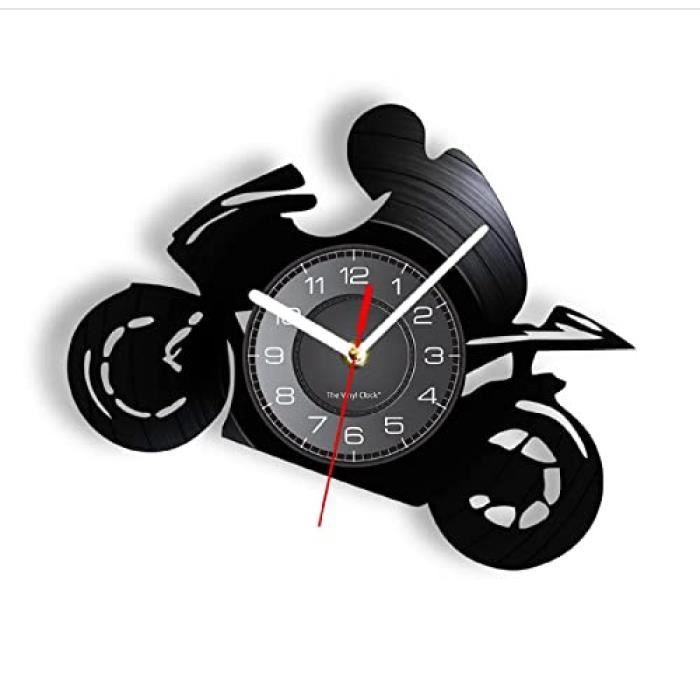 horloge moto géante