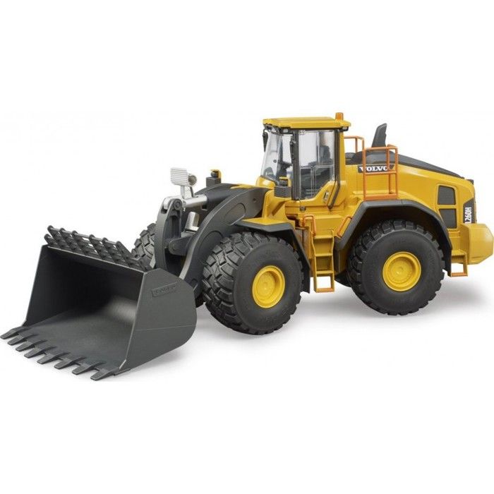 New Ray- Coffret 3 engins de Chantier Volvo Window Box, 32095, Jaune