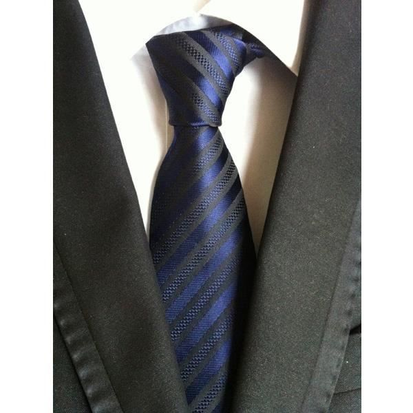 Formel Decontractee Cravate De Costume Homme A Rayure Pour Soiree Mariage Affaires Bleu Marine Bleu Marine Achat Vente Cravate Nœud Papillon 2009388437581 Cdiscount