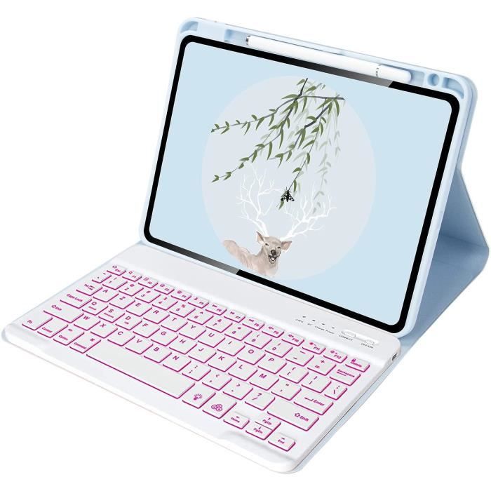 FINTIE Clavier pour iPad Pro 11 Pouces 2022/2021/2020/2018 (4ème/3ème/2ème/1ère