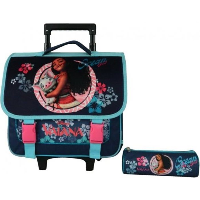 Cartable vaiana shop roulette