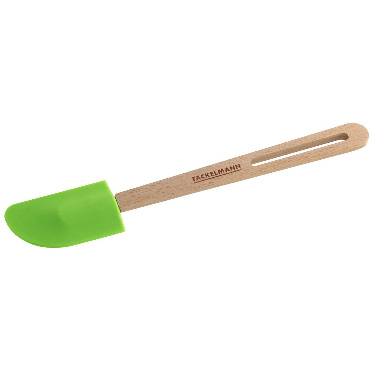 spatule en silicone avec manche en bois fackelmann eco friendly ref. 31058