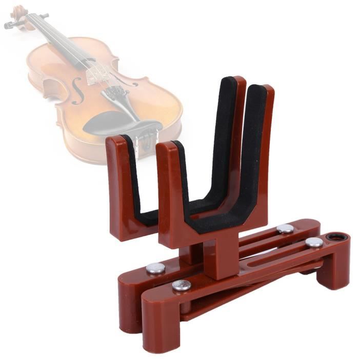 Fdit support de violon portable Accessoire d'instrument de support de  support de violon pliant portatif professionnel rouge - Cdiscount  Instruments de musique