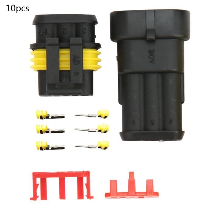 Connecteur Électrique Auto 14 Broches Mâle/Femelle Étanche - Prise Câble Universelle | X Autohaux