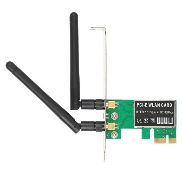 Carte réseau sans fil 300M Carte Réseau Bibande Adaptateur Sans Fil PCI ...