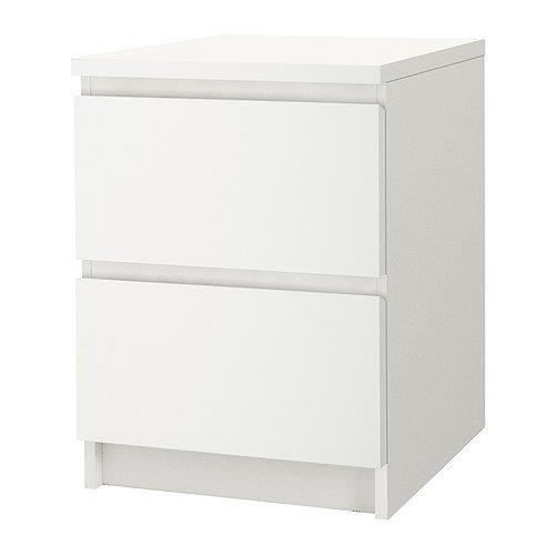 Ikea Commode A 2 Tiroirs Malm 40 X 55 Cm Achat Vente Table De Reunion Ikea Commode A 2 Tiroirs Malm Cdiscount